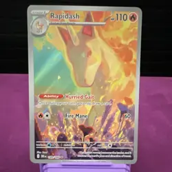 Pokemon Rapidash 189/182 Illustration Rare Destined Rivals NM 🔥 - Image 1