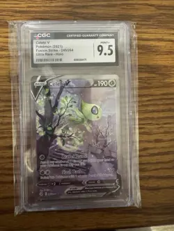 Celebi V 245/264 Ultra Rare - Pokemon Fusion Strike CGC 9.5 - Image 1