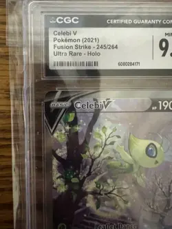 Celebi V 245/264 Ultra Rare - Pokemon Fusion Strike CGC 9.5 - Image 3