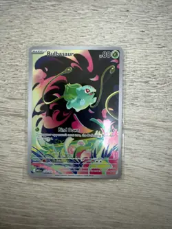 Pokemon TCG Bulbasaur 133/132 Mega Evolutions Illustration Rare NM - Image 1