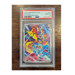 Pokemon Sv07 Stellar Crown Zeraora 151/142 Illustration Rare Holo PSA 10 2024 EN - Image 1