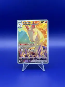 Rapidash 189/182 Illustration Rare Destined Rivals Pokemon TCG - NM - Image 1
