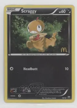 Scraggy Pokemon McDonald's Collection 2 Happy Meal Promo #10 - Image 1