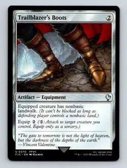 #370 Trailblazer's Boots 2025 Final Fantasy Commander * Uncommon - Image 1