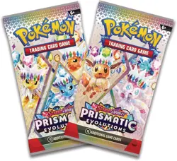 x2 Pokemon TCG: Scarlet & Violet Prismatic Evolutions Mini Tin Sealed Glaceon - Image 3