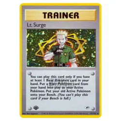 Pokemon - Gym - Gym Heroes - Lt. Surge - 17/132 GD - Image 1