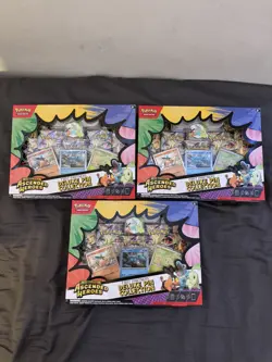 Pokemon TCG Ascended Heroes First Partners Deluxe Pin Collection X3 - Image 1