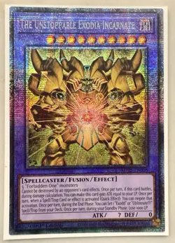 Yugioh The Unstoppable Exodia Incarnate MP25-EN008 1st Edition Starlight Rare NM - Image 1