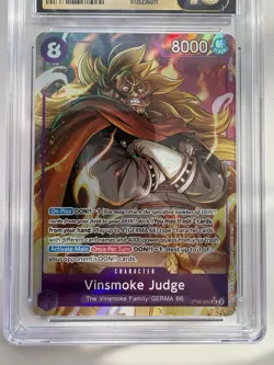 Vinsmoke Judge OP06-062 SR Alt Art One Piece CGC Pristine 10- Free UK Delivery - Image 2