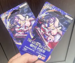One Piece TCG OP14 Azure Sea’s Seven Booster Pack x2 (English) Factory Sealed - Image 1