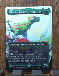 GHALTA, STAMPEDE TYRANT (BORDERLESS) The Lost Caverns Of Ixalan LCI Magic MTG - Image 3