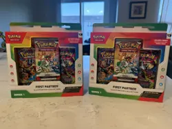 Pokemon First Partner Illustrator Collection Sealed Lot of (2) Boxes Promo - Image 1