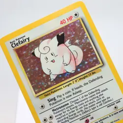 Pokemon TCG - Clefairy 5/102 Base Set Holo Rare WOTC - EXC - Image 1