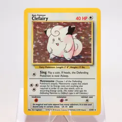 Pokemon TCG - Clefairy 5/102 Base Set Holo Rare WOTC - EXC - Image 2