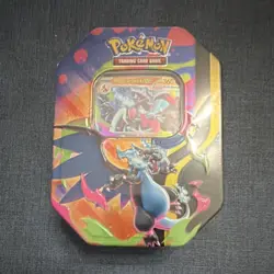 Pokemon TCG Mega Charizard Tin Mega Charizard X EX 360 4 Packs + Promo 2026 - Image 1