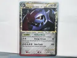 Pokemon Steelix 87/95 HGSS Unleashed Holo Rare Near Mint NM - Image 1