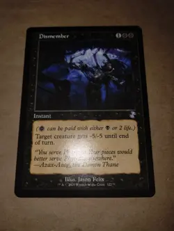Dismember NM Time Spiral Remastered Non-foil MTG Magic: The Gathering Mint - Image 2