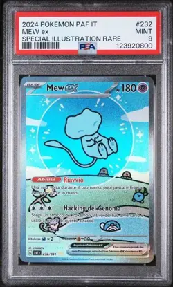 Pokemon Mew Bolla EX 232/091 Special Illustration Rare PSA 9 ITA - Image 1