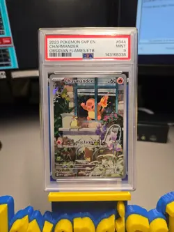 Obsidian Flames Charmander Pokemon ETB SVP 044 PSA 9 Mint - Image 2