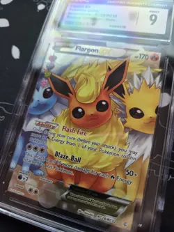 Flareon EX RC28/RC32 CGC 9 MINT RADIANT COLLECTION Generations Pokemon Card - Image 3