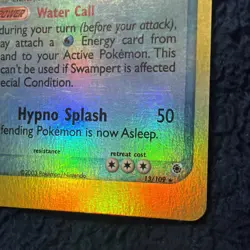 Pokemon Swampert - Reverse Holo Ruby and Sapphire 2003 13/109 NM/VLP - Image 4