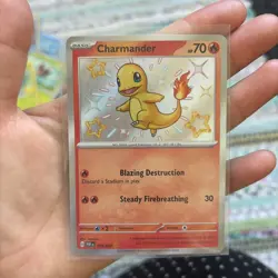 Pokemon TCG Paldean Fates Set: Charmander 109/091 Baby Shiny Rare - Near Mint - Image 2
