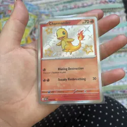 Pokemon TCG Paldean Fates Set: Charmander 109/091 Baby Shiny Rare - Near Mint - Image 3