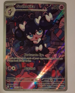 Gothorita Illustration Rare NM 125/086 Scarlet & Violet White Flare Pokemon TCG - Image 1