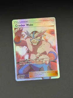 Pokemon Crasher Wake (Full Art) Holo Ultra Rare SM - Forbidden Light 129/131 NM - Image 1