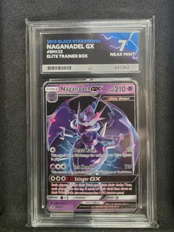 Pokemon - Naganadel GX SM125 - Black Star Promo - Graded ACE 7 - Image 1