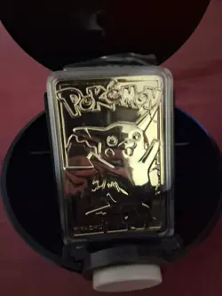 gold pokemon card burger king in box with original paperwork Pi - Image 1