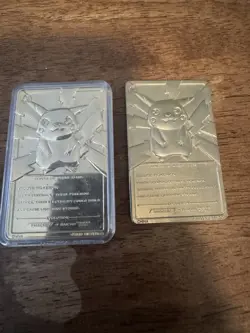 Two Gold Pikachu Burger King Promo Cards - Image 2