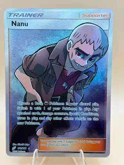 Nanu 179/181 Ultra Rare Team Up Pokemon Near Mint - Image 1