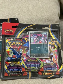 Pokemon Mega Evolution Phantasmal Flames 3-Pack Blister Sneasel and Weavile - Image 2