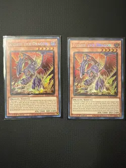 Yugioh Power Vice Dragon BLZD-EN002 Secret Rare 1st Edition NM - Image 1