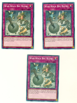 Set Of 3 War Rock Big Blow LIOV-EN092 Lightning Overdrive 1st Edition Yugioh - Image 1