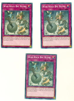 Set Of 3 War Rock Big Blow LIOV-EN092 Lightning Overdrive 1st Edition Yugioh - Image 3