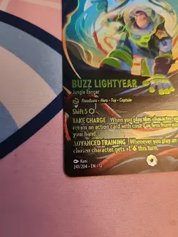 Buzz Lightyear - Jungle Ranger 241/204 Iconic Wilds Unknown Disney Lorcana Card - Image 3