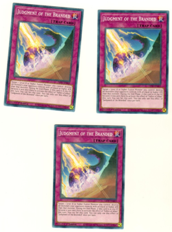 Set Of 3 Judgement Of The Branded Lightning Overdrive 1st Edition Yugioh - Image 3