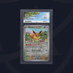 Eevee Pokemon Day Stamp Prismatic Evolutions Set TCG Card 074/131 ACE 9 - Image 1