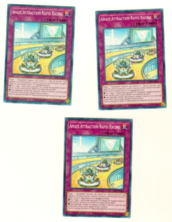 Set Of 3 Amaze Attraction Rapid Racing Lightning Overdrive 1st Edition Yugioh - Image 3