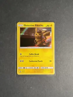 Detective Pikachu SM190 SM Holo Promo Pokemon Card BSP SM PTCG NM - Image 1