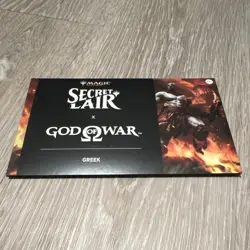 Wizards of the Coast MTG Secret Lair x God of War Kratos Greek Box (5 Cards) - Image 1
