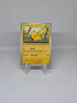 025/165 PIKACHU | COMMON | SCARLET & VIOLET 151 POKEMON CARD - Image 1
