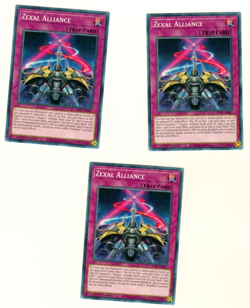 Set Of 3 Zexal Alliance LIOV-EN067 Lightning Overdrive 1st Edition Yugioh - Image 3