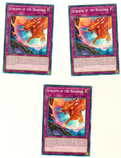 Set Of 3 Screams Of The Branded Lightning Overdrive 1st Edition Yugioh - Image 3