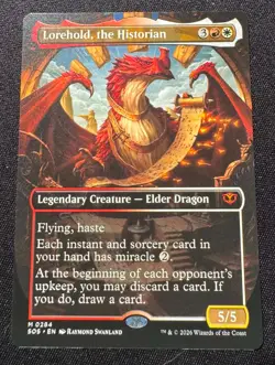 Lorehold, the Historian - Borderless NM Secrets of Strixhaven MTG - NM/M - Image 1