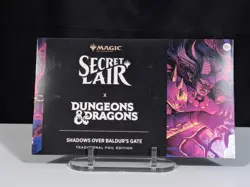 MTG Secret Lair x D&D SHADOWS OVER BALDUR'S GATE Foil Edition Sealed New - Image 1