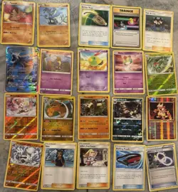 Pokemon TCG Card Lot Sun & Moon Sword & Shield GX Foil Swinub Riolu - Image 1