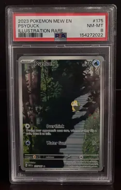 PSA 8 NM-MT - Psyduck 175/165 - Illustration Rare S&V 151 - Pokemon TCG - Image 1